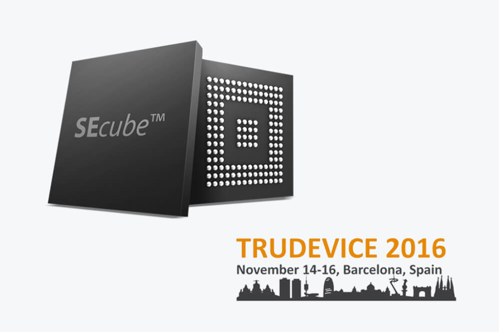 Official launch of SEcube at Trudevice 2016