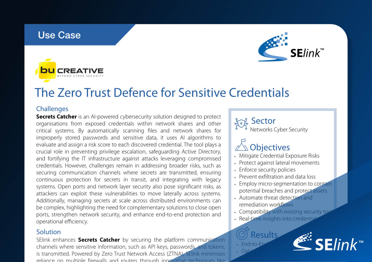The Zero Trust Defence for Sensitive Credentials